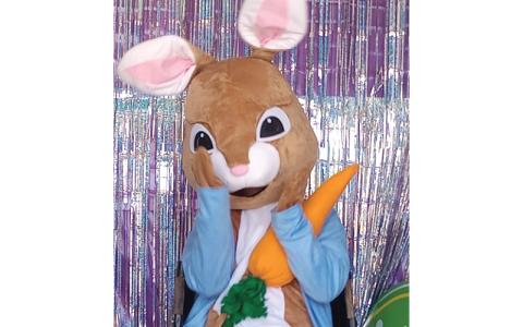 Submitted photo.  The Easter Bunny will be at the Smoky Mountain Community Theatre on April 4 for photo ops with children and families. 