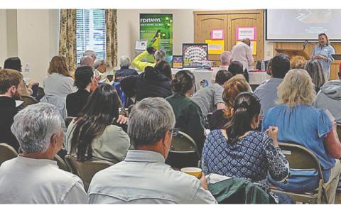 More than 80 community members attend the workshop on emerging drug threats and community solutions hosted by the Swain County Sheriff’s Department.
