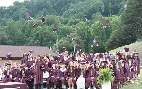 Photo by Joanna McMahan - Swain County High School honors 126 graduates during its Class of 2026 commencement ceremony at Swain Memorial Stadium Thursday evening, June 4.