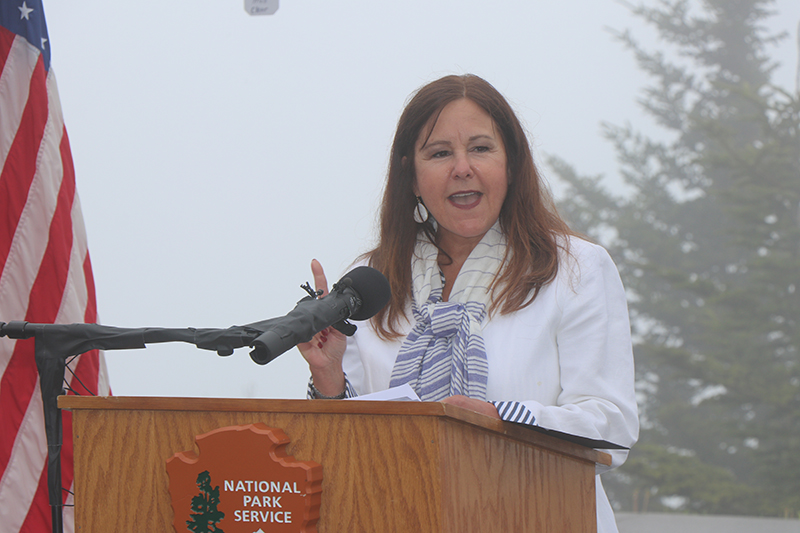 Second Lady Karen Pence at Clingmans Dome reopening