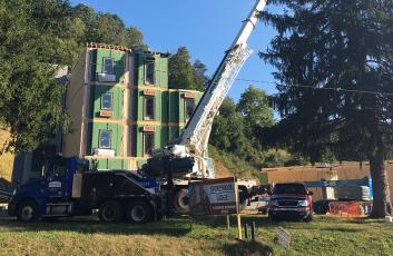 Construction ongoing for 4-story Stonebrook Lodge