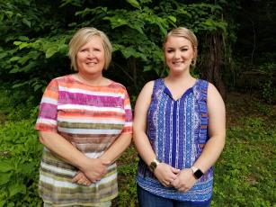 From left, Lisa Barker, who served as director of Swain/Qualla Safe, has retired. Laura Mason is the new executive director for the local nonprofit.