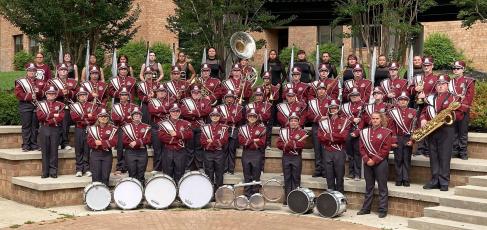 The 2021-22 Swain County High School Maroon Devils Marching Band. 