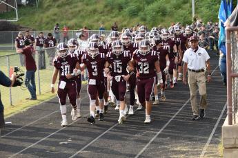Swain Maroon Devils football was welcome back at the first game of the season with Head Coach Neil Blankenship at the lead. 