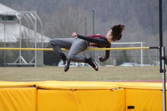 Gracie Sutton was first in high jump