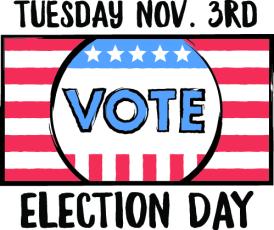 Nov. 3 is Election Day