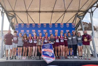 Swain County High School Lady Maroon Devils cross country team earned another state championship title this past Saturday at Kernersville with 50 points. Several also earned individual spots on the podium. The Maroon Devils cross country team took 7th at state.