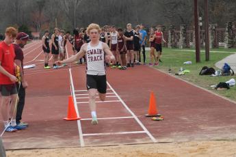 Swain track and field at Cherokee 