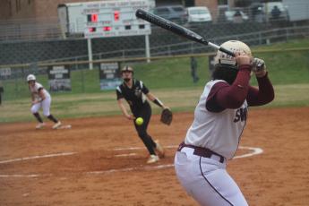 Kandyce Crisp got two hits at Tuesday’s game against Hayesville.