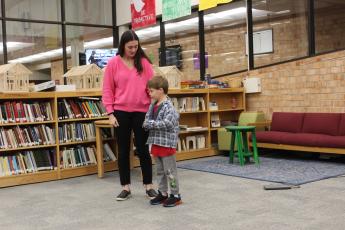 Swain West Elementary student Kevin Tuttle was recognized at the student awards portion of the school board meeting taking place Monday, Nov. 13. Tuttle was praised by teacher Lydia Sale for learning to self-regulate.