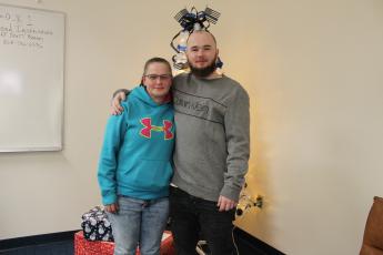 Tyler Taylor got to reunite with his mother Crystal Sullivan for the sheriff’s office’s annual Christmas program.