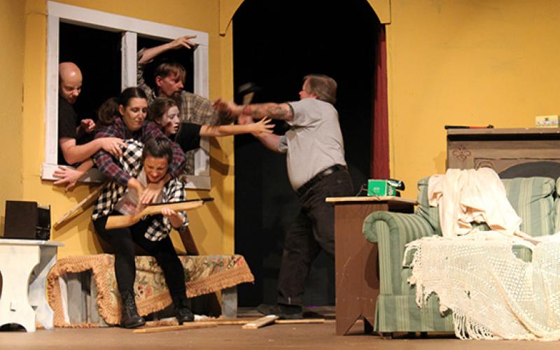 Smoky Mountain Community Theatre showcases ‘Night of the Living Dead’ a horror play by Lori Allen Ohm.