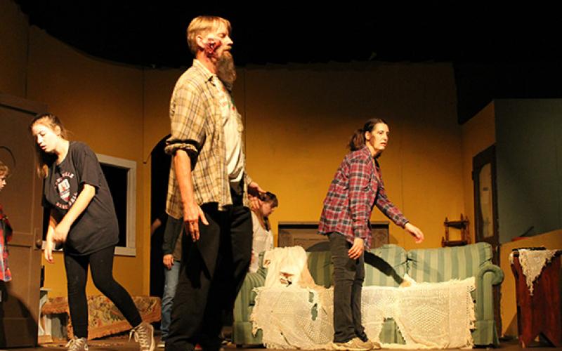 Smoky Mountain Community Theatre showcases ‘Night of the Living Dead’ a horror play by Lori Allen Ohm.
