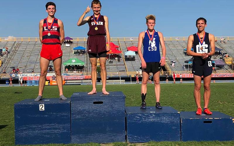 Swain Maroon Devil Ryan Jenkins was the state champion in the 3200 meter run