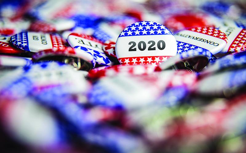 2020 voting buttons