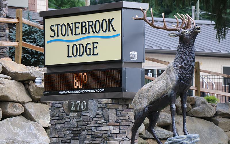Stonebrook Lodge, a new 4-story hotel opened in Bryson City in 2020