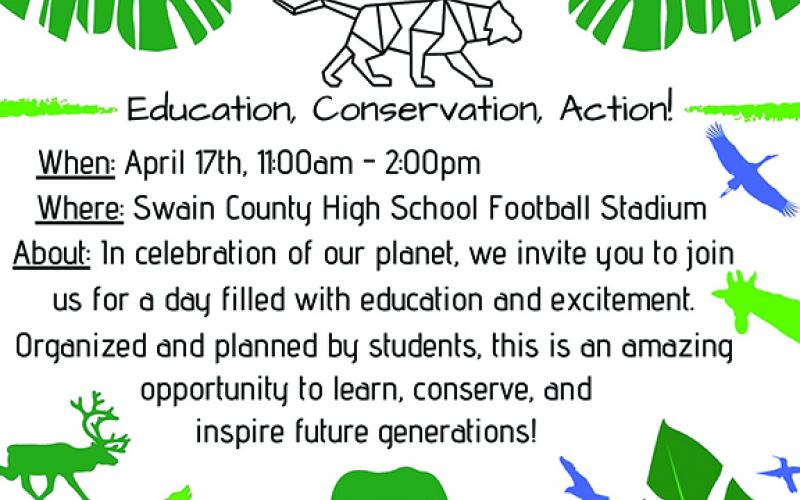 Earth Day celebration flyer