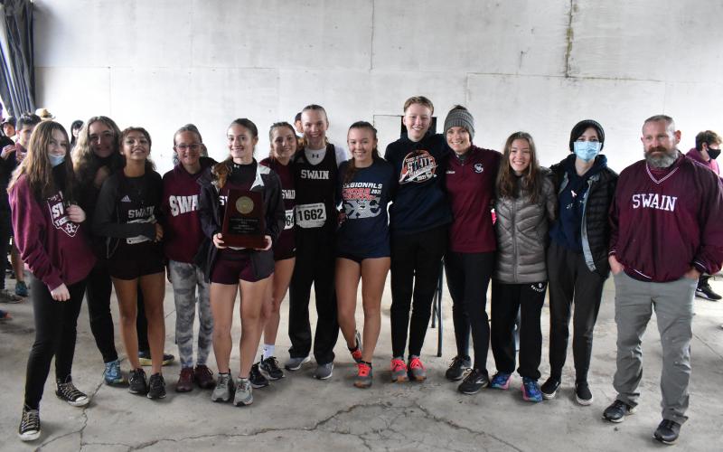Swain County girls cross country team took first place at the regional conference hosted by Swain at Kituwah. The Maroon Devils placed fourth. 