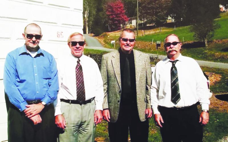 Submitted photo From left are brothers Jerry, Jim, Tony and Sam Nations in 2007. The brothers all served their country and earned medals. 
