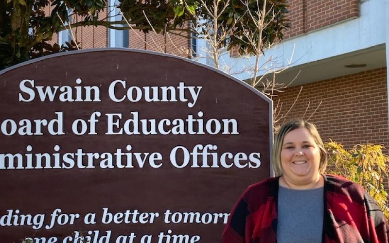 Kayla Kirkland is the new coordinator of Swain County's Parents as Teachers program. 