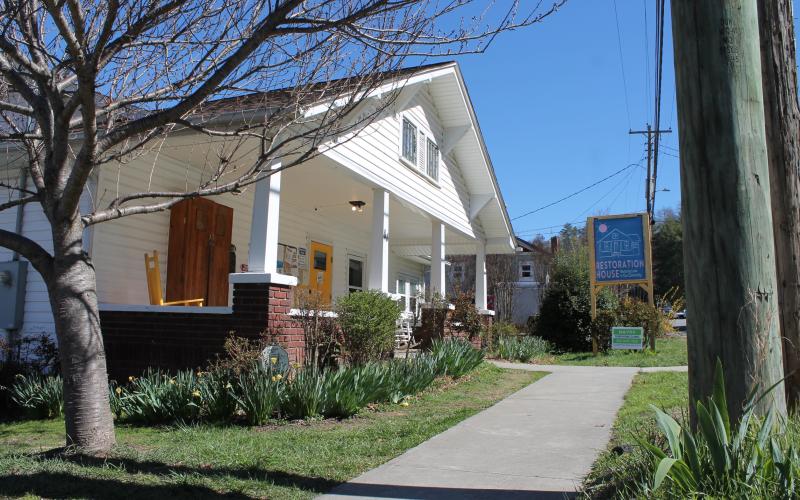 The Restoration House on Academy Street, pictured, is a safe haven for those in need of help with various things. It’s currently trying to raise funds to replace the flooring at its Sweet Dreams shelter, which offers housing for those in need.