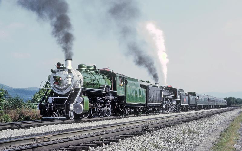 Roger Puta Great Smoky Mountain Railroad has a projected date for early 2026 Debut and entry back into service for the Southern Railway Engine 722, pictured above.