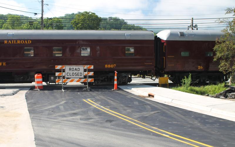 Ramseur Street is still closed at the railroad. Town hopes this connecting street to Depot Street will open soon to relieve traffic issues. The road was recently paved as NC Department of Transportation continues its work on the area.