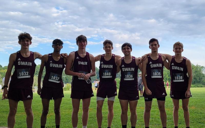 the Maroon Devils cross country team placed 9th in the championship 5K at the WNC Cross Country Carnival.